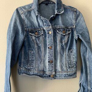 American Eagle Outfitters Light Blue Denim Jacket
